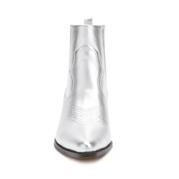 🌸 SALE New Forever21 Metallic Western Boots - Picture 3 of 8